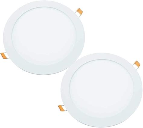 JANDEI Pack X 2 Downlights LED Encastrables 18W 1440 Lumen Forme