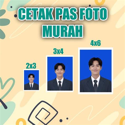 Jual Cetak Pas Foto Ukuran 2x3 3x4 4x6 Shopee Indonesia