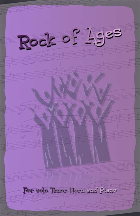 Rock Of Ages Gospel Hymn For Tenor Horn And Piano Sheet Music