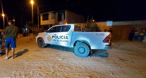 La Libertad Asesinan A Balazos A Joven Mototaxista En Centro Poblado El Milagro Policía