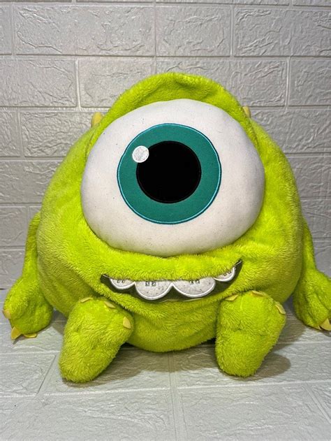 Disney Pixar Monster Inc University Mike Wazowski Plush Stufftoy