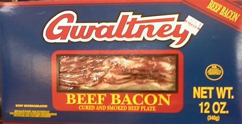 The Bacon Label Gallery Gwaltney Beef Bacon