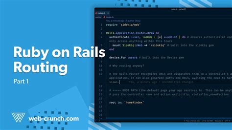 Ruby on Rails Routing - Part 1 - YouTube