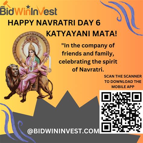 “As we celebrate the 6th day of Navratri, let us remember that just as ...