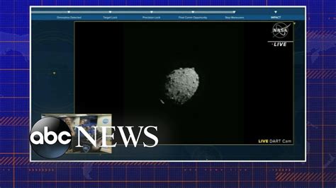 Nasa Spacecraft Successfully Collides With Asteroid Abcnl Youtube