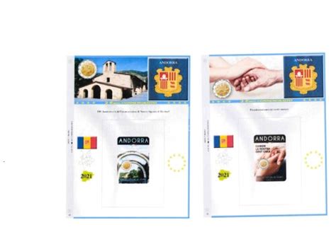 Abafil Fogli Per Euro Commemorativi Andorra