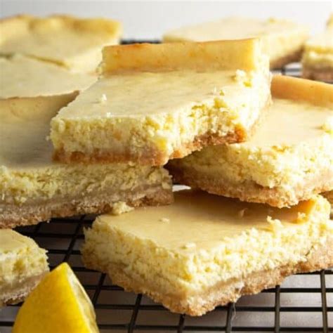 Sugar Free Lemon Ginger Cheesecake Bars The Sugar Free Diva