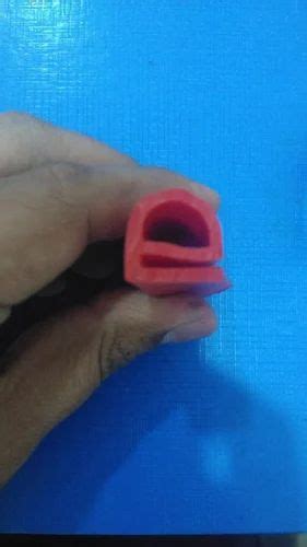 Round Elasto Seal Red Silicone Rubber Gasket For Industrial Thickness