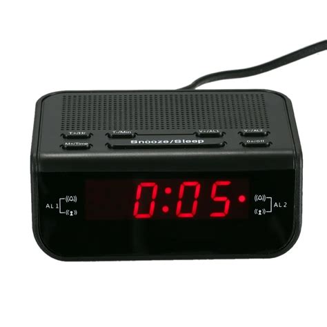 Фантастический светодиодный Fm радио цифровой будильник с таймером сна ...