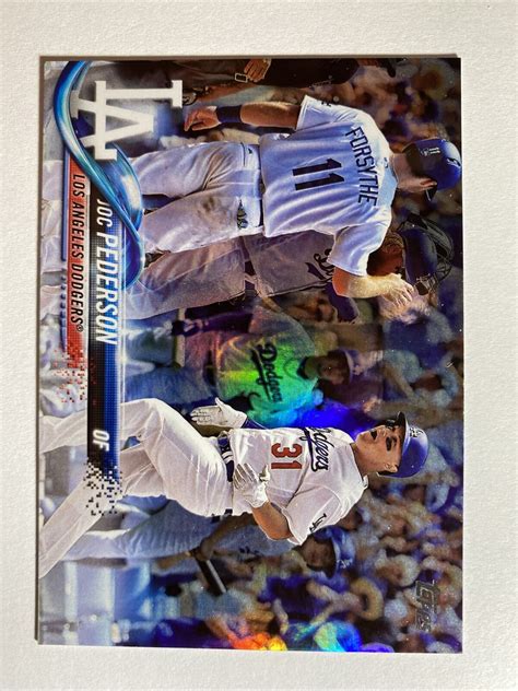 Topps Rainbow Foil Joc Pederson For Sale Online Ebay