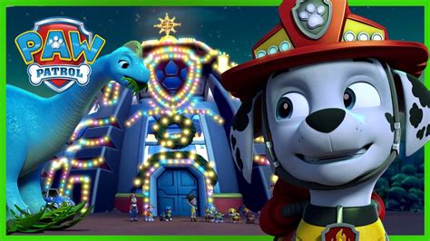 Dino Rescue Christmas Special 🎄 Paw Patrol Rescue Episode Cartoons