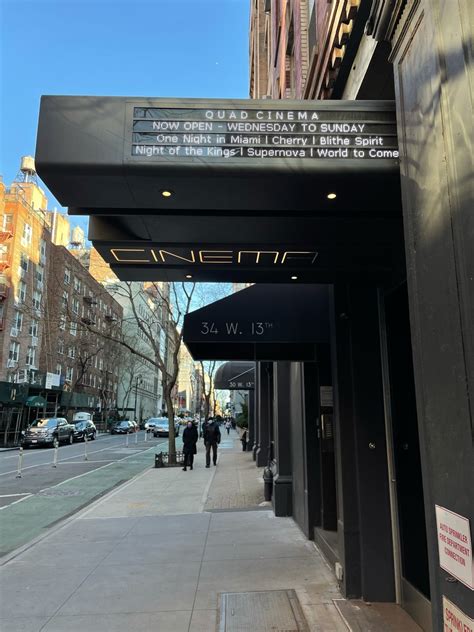Nyc Movie Theaters — Quad Cinema