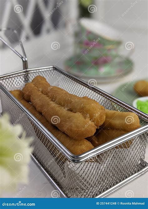 Local Breadstick Called Cakoi Or Youtiao A Long Golden Brown Deep Fried