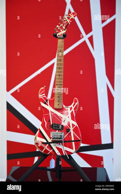 Eddie Van Halen S Hot For Teacher Kramer Guitar Sells For 57 Off