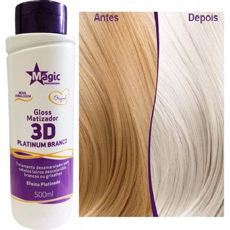 Magic Color Gloss Matizador 3d Ice Blond 550ml