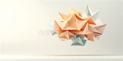 Colorful Origami Stars Cluster Together in a Dynamic Formation ...