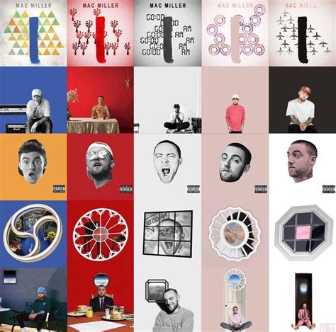 Every Mac Miller Album Cover In Style Of The Different Mac Miller