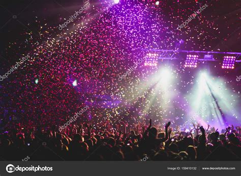 Concert Crowd Stage View