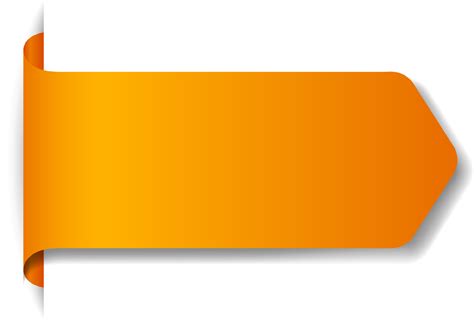 Orange Banner Design On White Background 6242522 Vector Art At Vecteezy