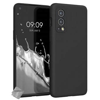 Housse Etui Coque Silicone Gel Fine Pour OnePlus Nord 2 5G Film Ecran