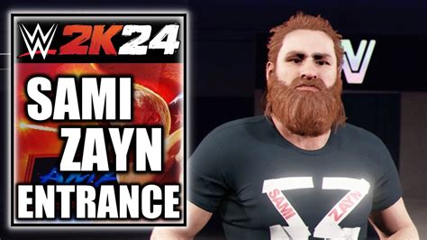 WWE 2K24 Sami Zayn Entrance Cinematic YouTube