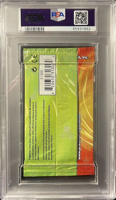 PSA 9 Booster Ex Rouge Feu Vert Feuille Florizarre