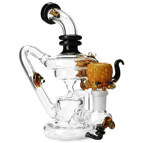 Stunning Empire Glassworks Beehive Recycler Bong