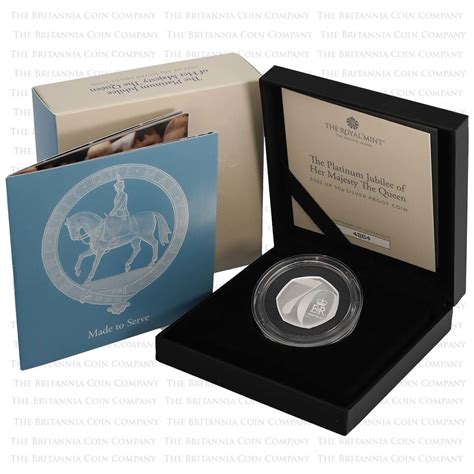 Silver Proof P Platinum Jubilee The Britannia Coin Company