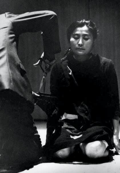 Cut Piece 1964 By Yoko Ono Performed By Yoko Ono On July Flickr