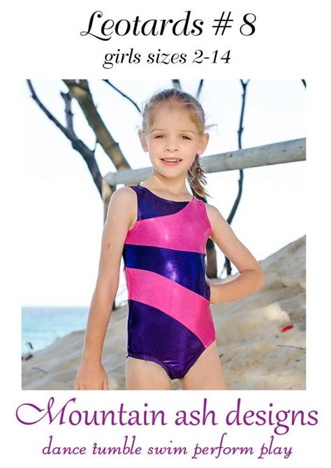 Gymnastics Leotard 8 Stripe Leotard Dance Costume Pdf Sewing Etsy