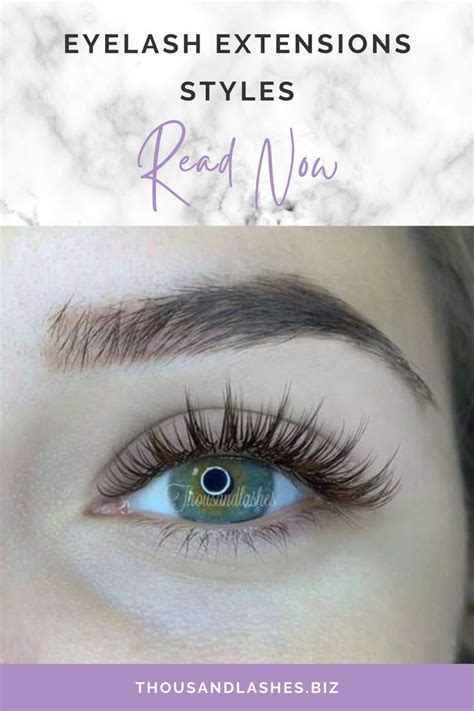 Eyelash Extensions Styles What Are The Different Eyelash Extensions