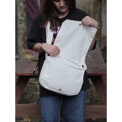 Jual SATU ALAT Tas Selempang Tali Lebar PARIS 100 Canvas Premium Tebal