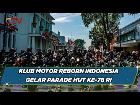 Klub Motor Reborn Indonesia Gelar Parade Kemerdekaan Di Kota Bandung