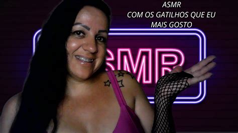 ASMR OS GATILHOS QUE EU MAIS GOSTO Asmr Sonsdeboca Relaxar