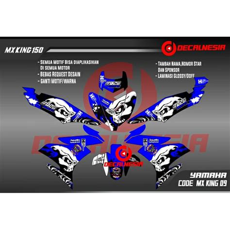 Jual Stiker Mx King Yamaha Mx King Sticker Mx King Decal Mx King Mx