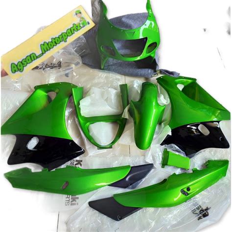 Jual Full Cover Body Ninja Rr Old Zx Hijau Metalik Original Kawasaki