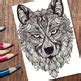 Wolf Mandala Coloring Page By Flex Creative TPT