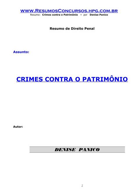 PDF Penal Crimes Contra Patrimonio DOKUMEN TIPS