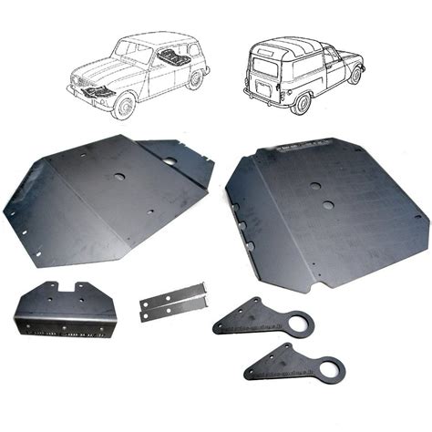 Kit Plaques De Protection Tous Terrain Galvanis Es Pour Renault R L