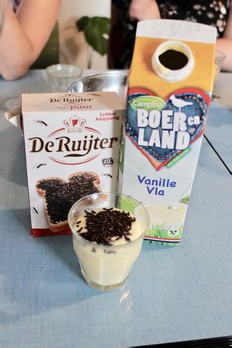 Vanille Vla Dutch Dessert Like The Grand Canyon Flickr