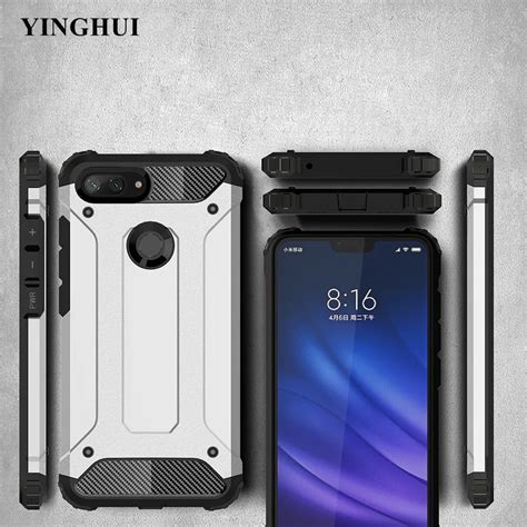 Slim Case For Xiaomi Mi Lite Hard Armor Soft Silicon Celular