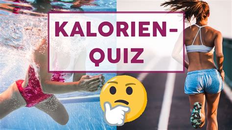 Quiz Was Verbrennt Mehr Kalorien FITNESS YouTube