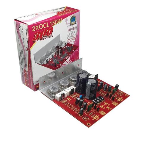 Kit Power Amplifier Stereo Ocl Wx Pro Lazada Indonesia