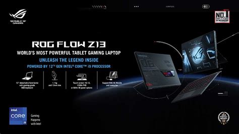 Rog Flow Z13 Laptop Sekaligus Gaming Tablet Paling Powerful Di Dunia Canggih Id