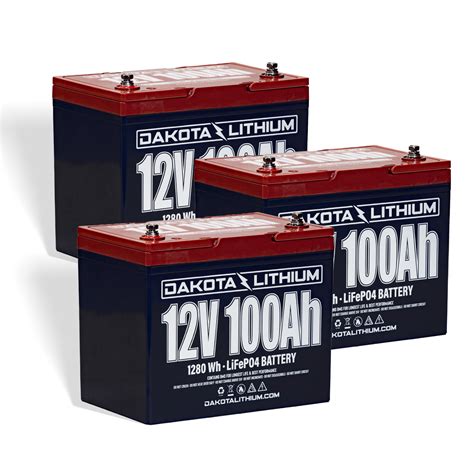 Dakota Lithium Batteries LiFePO4 For RV Marine Solar