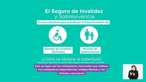 Cobertura Del Seguro De Invalidez Y Sobrevivencia Youtube