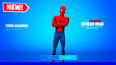 How To Get Spiderman Skin In Fortnite Spiderman Skin Fortnite Youtube