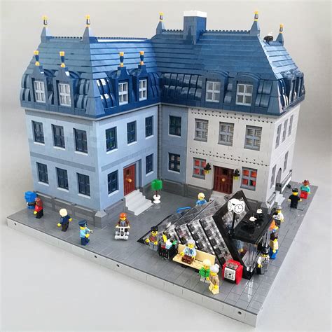 Dieses Lego Wohnhaus Ensemble Lädt Ein Zur Zeitreise Zusammengebaut