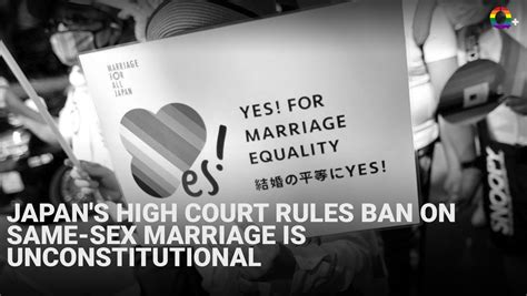 Japan S High Court Rules Ban On Same Sex Marriage Is Unconstitutional