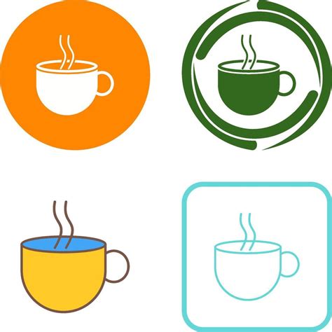 Hot Coffee Icon Design Vector Art At Vecteezy